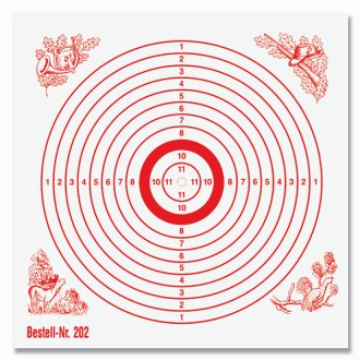 Scheiben Ring 12er rot 4,5mm 12x12