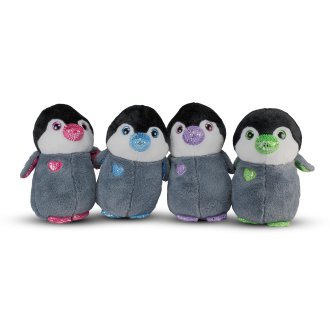 Pinguin bunter Schnabel 4fach 25cm