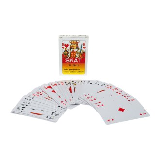 Kartenspiel, Skat 9x6cm
