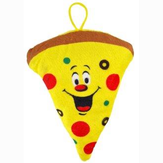 Pizzastück mit Gesicht aus Plüsch ca 15cm