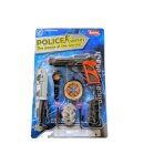 Polizeiset mit Pistole Pfeile Messer Uhr Walky Talky...