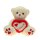 Plüsch Bär mit Herz" Ich Liebe dich "  "Metallo-Rot" 80 cm