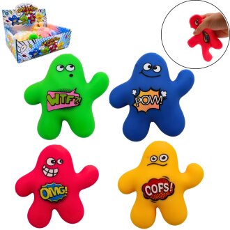 FIGUR ANTI-STRESS MIT SPRUCH  MANN PVA 10CM #1