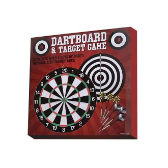Dartscheibe 42cm in Box 46x46cm