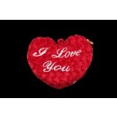 Herz rot bordeaux I Love you 26 cm