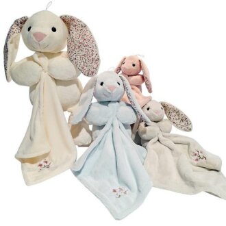 Schmusehase Lilly mit Decke 23 cm