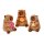 Capybara mit Snack 3-f 20cm