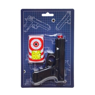 GROSSE KUGEL PISTOLE AUF KARTE 15X23CM