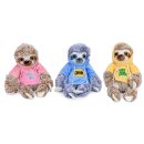 Faultier mit Hoodie 3-fach 35/60cm
