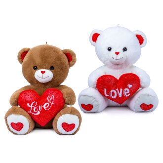 Bär mit Herz Love 4-fach 40cm