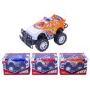 Monstertruck in Box, sort., 15x10cm