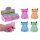 Quetsch Knautsch Squeeze Bulle,4-fach, im Dspl., 8cm