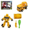 Baufahrzeug Transformer Roboter Werkzeug Set 21X5X16 cm