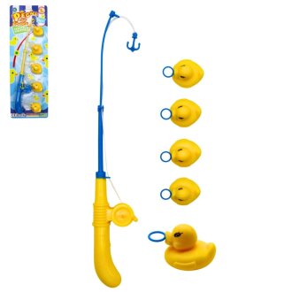 ANGELSPIEL 40CM MIT 5 ENTEN in 3D 16X5X49 cm