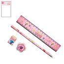 SCHREIBSET KAWAII  4 TEILE 8x23.5 cm