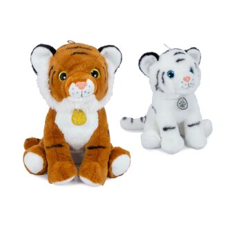 Tiger mit Glitzeranhänger 2-f. 35cm