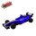 AUTO RENNWAGEN FRIKTION 18CM 4 FARBEN SORT.