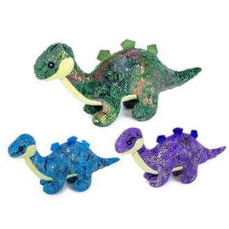 Dino bunt, glänzend 3-fach 30cm