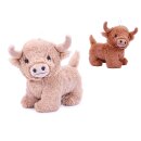 Galloway Stier Bulle in beige+braun 28cm