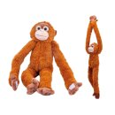 Plüsch Hänge-Affe braun 15/31cm