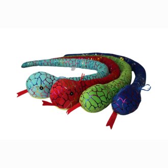 Schlange 4 Farben sortiert ca 80cm