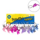 SCHLUSSELANHANGER DELFIN KRISTALL 4.5CM 4 FARBEN SORT.