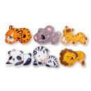 Schlafende Tiere 2D 6-fach 16cm