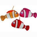 Clownfisch 3 Farben sortiert ca 20 cm