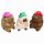 Capybara 3-fach sortiert mit Hut ca 17 cm