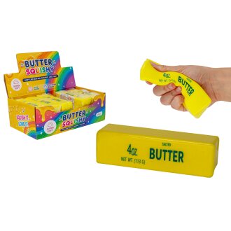 Squeeze Butter gelb  13 cm Quetsch Knautsch