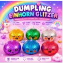 Squeeze Dumpling Einhorn  Glitzer 10 cm