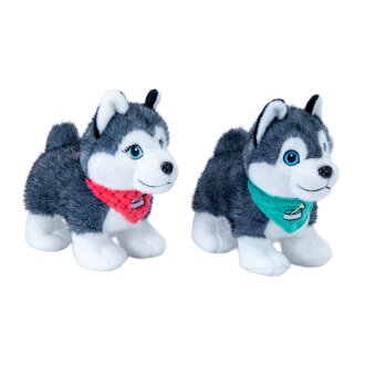Hund Husky stehend Boy & Girl 25cm