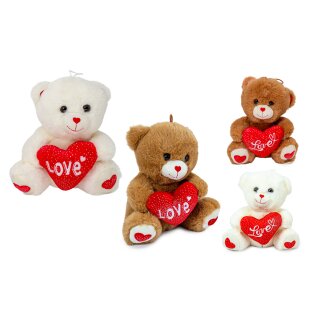Bär mit Herz I Love You 2-fach 18cm