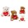Bär mit Herz I Love You 2-fach 18cm