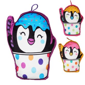 Plüsch Pinguin Kissen "Bubble Tea" 22cm