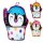 Plüsch Pinguin Kissen "Bubble Tea" 22cm