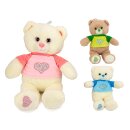 Bär mit Shirt Love 3-fach 25/36cm