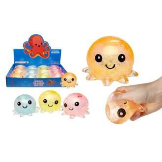 Squeeze Octopus 8cm im Display Quetsch Knautsch Krake Oktopus