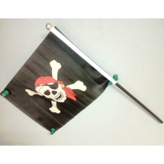 Fahnen Pirat 30 cm