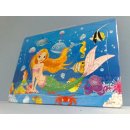 Puzzle 28x20,5cm Dino und Meerjungfrau Motiv