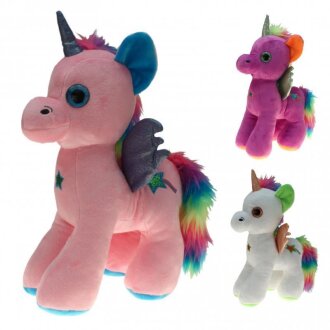 Einhorn Emily stehend 3fach sortiert 30cm