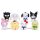 Katze Hello Kitty Friends 8-fach 25cm