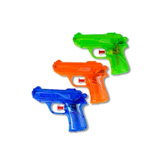 Wasserpistole 3 Farben 12cm