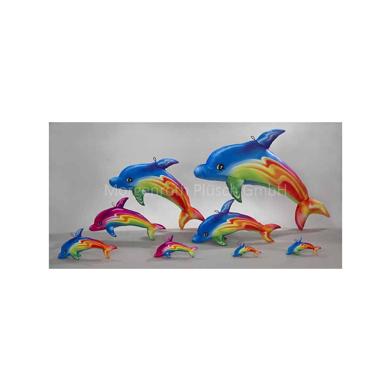 Delphin mit Regenbogenfarben 72cm