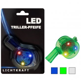 Leucht Pfeife LED am Band 6,5x3,5x2,5cm