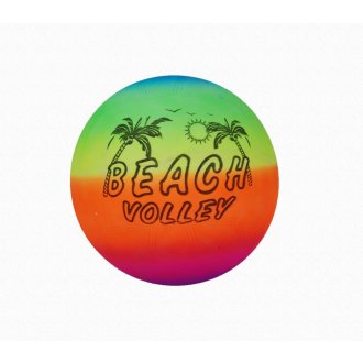 Ball Beach Neon Regenbogen 80 gr 25 cm