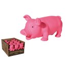 Schweinchen Pinkfarbenes Quietsche-Schwein ca 22 cm