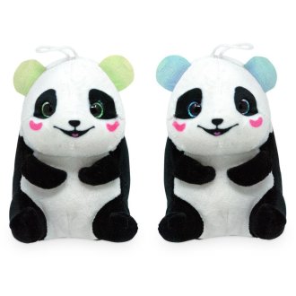 sitz. Baby-Panda Kurzplüsch 13cm