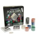 Box Pokerset 100 Pokerchip Jetons 2 Deck´s 1 Dealer...