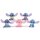 Stitch Hawaii sitzend,5fach,25/30cm